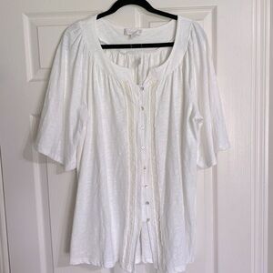 Weekend 💟 by Suzanne Betro button down shirt